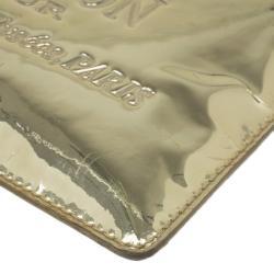 Pre Owned Louis Vuitton Gold Mirror Inventeur  Wristlet Pochette