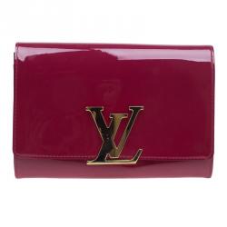 Pre Owned حقيبة كلتش لوي فيتون لويز فيرنيه وردي