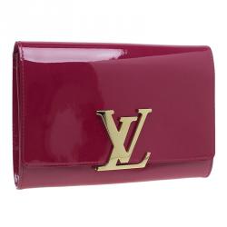 Pre Owned حقيبة كلتش لوي فيتون لويز فيرنيه وردي