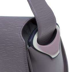 Louis Vuitton Lavander Epi Leather Nocturne Shoulder Bag + Pouch