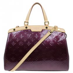 مملوكة مسبقًا Louis Vuitton Amarante Monogram Vernis Brea MM