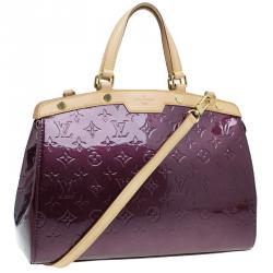 مملوكة مسبقًا Louis Vuitton Amarante Monogram Vernis Brea MM