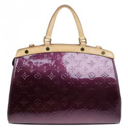 مملوكة مسبقًا Louis Vuitton Amarante Monogram Vernis Brea MM