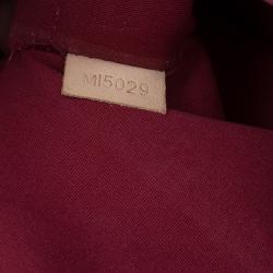 Pre Owned Louis Vuitton Red Monogram Vernis Alma GM