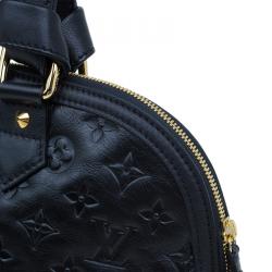 Louis Vuitton Black Monogram Leather Double Jeu Neo Alma Bag