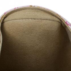 Pre Owned Louis Vuitton Pink Monogram Canvas Limited Edition Cherry Blossom Papillon Bag