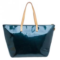 Louis Vuitton Green Monogram Vernis Bellevue Tote GM