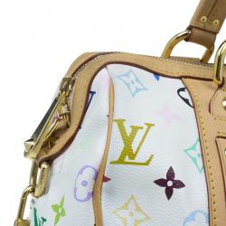 Louis Vuitton White Monogram Multicolore Courtney MM Bag