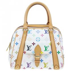 Louis+Vuitton+Priscilla+Satchel+Multicolor+Canvas for sale online