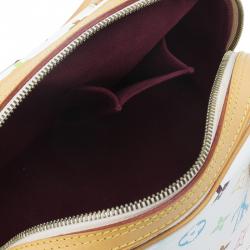 مملوكة مسبقًا Louis Vuitton White Monogram Multicolor Canvas Priscilla Satchel Bag