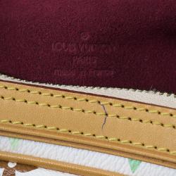 مملوكة مسبقًا Louis Vuitton White Monogram Multicolor Canvas Priscilla Satchel Bag