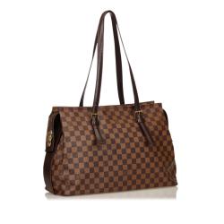 Pre Owned Louis Vuitton Damier Ebene Canvas Chelsea Tote