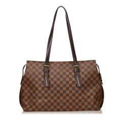 Pre Owned Louis Vuitton Damier Ebene Canvas Chelsea Tote