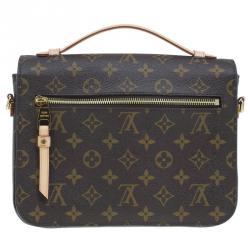 Pre Owned حقيبة يد بوشيه لوي فيتون نقش حرفي كانفاس 