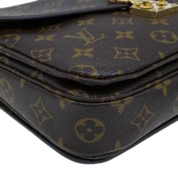 Pre Owned حقيبة يد بوشيه لوي فيتون نقش حرفي كانفاس 