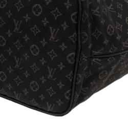 Louis Vuitton Neverfull MM Black Mini Lin Tote Shopper bag