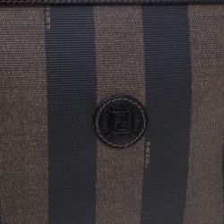 Pre Owned Fendi Black Pequin Crossbody Small bag