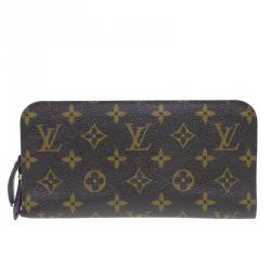 Louis Vuitton Brown, Pattern Print Damier Ebene Coated Canvas Insolite Wallet