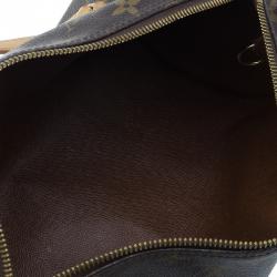 Pre Owned حقيبة مع حقيبة اكسسوارات صغيرة لوي فيتون بابيون 30 كانفاس مونوغرامي