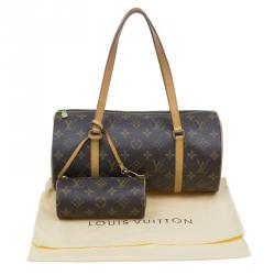 Pre Owned حقيبة مع حقيبة اكسسوارات صغيرة لوي فيتون بابيون 30 كانفاس مونوغرامي