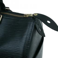 مملوكة مسبقًا Louis Vuitton Black Epi Speedy 25 Bag
