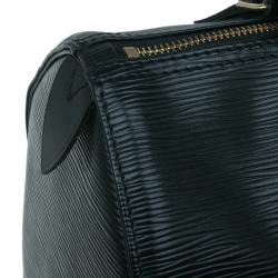 مملوكة مسبقًا Louis Vuitton Black Epi Speedy 25 Bag