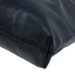 مملوكة مسبقًا Louis Vuitton Black Cuir Boudoir Leather Lockit Chain Tote Bag