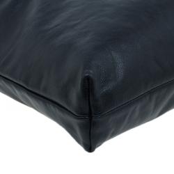 مملوكة مسبقًا Louis Vuitton Black Cuir Boudoir Leather Lockit Chain Tote Bag