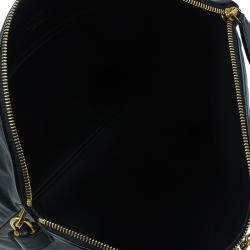 مملوكة مسبقًا Louis Vuitton Black Cuir Boudoir Leather Lockit Chain Tote Bag
