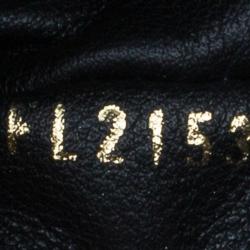 مملوكة مسبقًا Louis Vuitton Black Cuir Boudoir Leather Lockit Chain Tote Bag