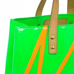 مملوكة مسبقًا حقيبة لوي فيتون روبرت ويلسون ريدي إصدار محدود فيرنيه مونوغرامي أخضر فسفوري PM