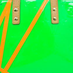 مملوكة مسبقًا حقيبة لوي فيتون روبرت ويلسون ريدي إصدار محدود فيرنيه مونوغرامي أخضر فسفوري PM