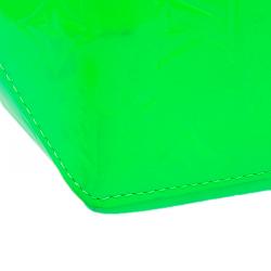 مملوكة مسبقًا حقيبة لوي فيتون روبرت ويلسون ريدي إصدار محدود فيرنيه مونوغرامي أخضر فسفوري PM