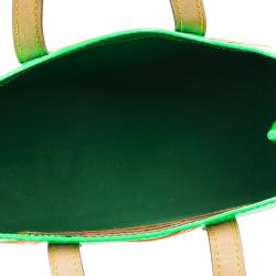 مملوكة مسبقًا حقيبة لوي فيتون روبرت ويلسون ريدي إصدار محدود فيرنيه مونوغرامي أخضر فسفوري PM