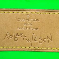 مملوكة مسبقًا حقيبة لوي فيتون روبرت ويلسون ريدي إصدار محدود فيرنيه مونوغرامي أخضر فسفوري PM