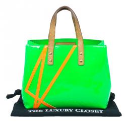 مملوكة مسبقًا حقيبة لوي فيتون روبرت ويلسون ريدي إصدار محدود فيرنيه مونوغرامي أخضر فسفوري PM