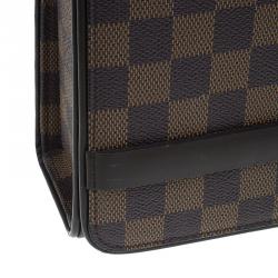 Pre Owned Louis Vuitton Damier Ebene Canvas Tribeca Long Bag