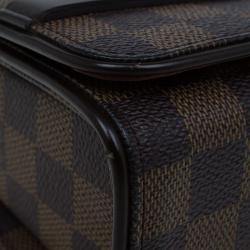 Pre Owned Louis Vuitton Damier Ebene Canvas Tribeca Long Bag