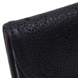 مملوكة مسبقًا  محفظة كونتينيتال لوي فيتون أميليا جلد أسود بقلاب