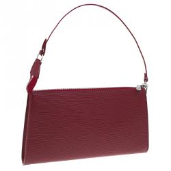 مملوكة مسبقًا بوك  لوي فيتون إكسسوارات جلد أيبي أحمر