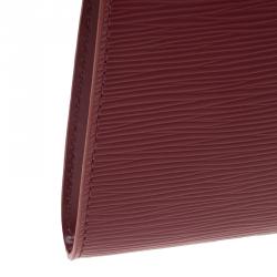 مملوكة مسبقًا بوك  لوي فيتون إكسسوارات جلد أيبي أحمر