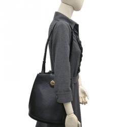 Ven Beauty Concept - Louis Vuitton Black Epi Leather Cluny Bucket