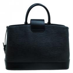 Pre Owned حقيبة لوي فيتون ميرابو جلد أيبي أسود GM