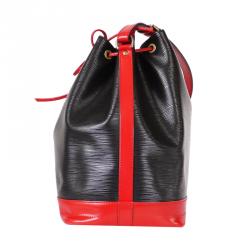 Pre Owned حقيبة لوي فيتون نوي جلد أيبي ثلاثي اللون للكتف