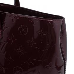 Pre Owned Louis Vuitton Pomme D' Amour Monogram Vernis Wilshire Tote MM