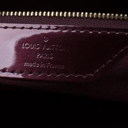 Pre Owned Louis Vuitton Pomme D' Amour Monogram Vernis Wilshire Tote MM