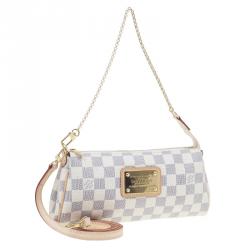 Pre Owned حقيبة كلتش لوي فيتون أيفا كانفاس دامييه أزور