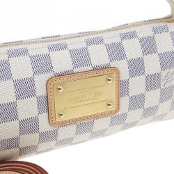 Pre Owned حقيبة كلتش لوي فيتون أيفا كانفاس دامييه أزور