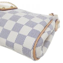 Pre Owned حقيبة كلتش لوي فيتون أيفا كانفاس دامييه أزور