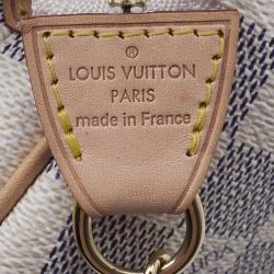 Pre Owned حقيبة كلتش لوي فيتون أيفا كانفاس دامييه أزور